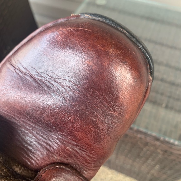 Red Wing Womens 9.5 B Oxford Brown Leather Work Shoes Lace Up Casual Round 1624 - Picture 8 of 10